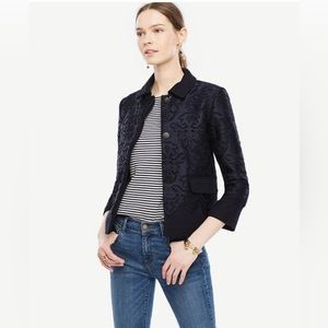 Ann Taylor Lace Overlay Jacket size 2
